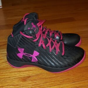 Under Armour Black Leather Sneakers